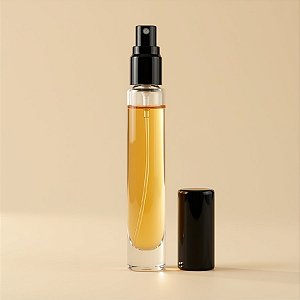 Frasco de Vidro Redondo com Tampa Spray Preto - 10ml - 1 unidade - Rizzo