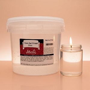 Cera Gel Cristal Duro para Vela - 2,8kg - 1 unidade - Rizzo