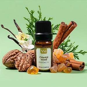 Essência Para Aromatizador Elétrico - Oriental Wood - 10ml - 1 unidade - Vya - Rizzo