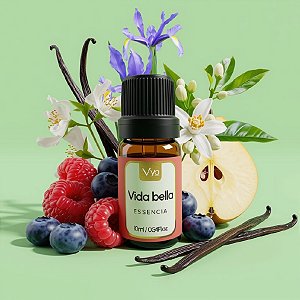 Essência Para Aromatizador Elétrico - Vida Bella - 10ml - 1 unidade - Vya - Rizzo