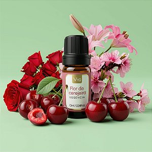 Essência Para Aromatizador Elétrico - Flor De Cerejeira - 10ml - 1 unidade - Vya - Rizzo
