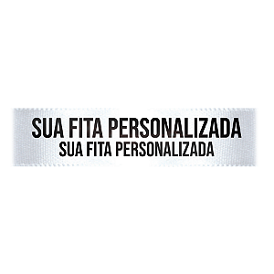 Fita de Cetim Personalize CFS007 - 30mm X 45metros - Branco 201 - 01 Unidade - Progresso - Rizzo