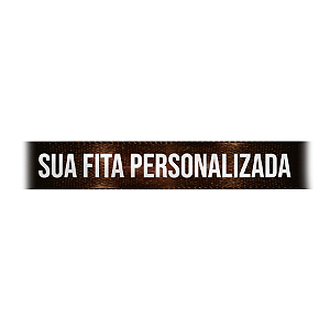 Fita de Cetim Personalizada CFS005 - 22mm X 45metros - Marrom Café 340 - 01 Unidade - Progresso - Rizzo