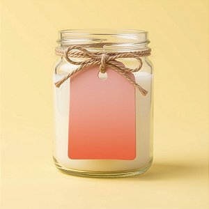 Tag Decorativa com Furo - Degrade Rosa - 10 unidades - Rizzo