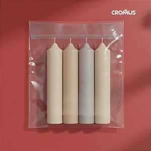 Saco adesivado sem furo - 10x15cm - 500 unidades - Cromus - Rizzo