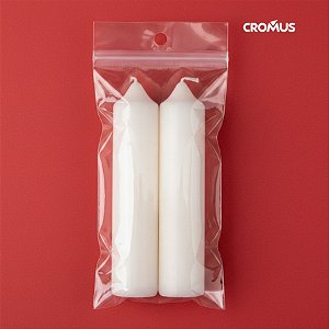 Saco Adesivado com Furo - 8x25cm - 100 unidades - Cromus Embalagens