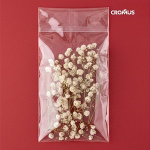 Saco Adesivado sem Furo - 12x15cm - 100 unidades - Cromus Embalagens