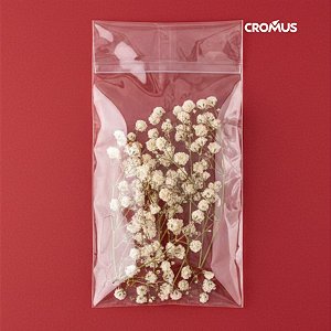 Saco Adesivado sem Furo - 10x25cm - 100 unidades - Cromus Embalagens