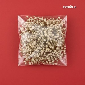 Saco Adesivado sem Furo - 10x10cm - 100 unidades - Cromus Embalagens