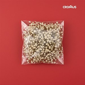 Saco Adesivado sem Furo - 7x7cm - 100 unidades - Cromus Embalagens