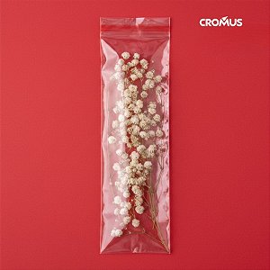 Saco Adesivado sem Furo - 6x30cm - 100 unidades - Cromus Embalagens