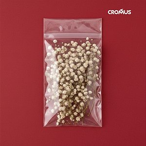 Saco Adesivado sem Furo - 6x12cm - 100 unidades - Cromus Embalagens