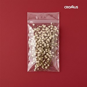 Saco Adesivado sem Furo - 6,5x9cm - 100 unidades - Cromus Embalagens