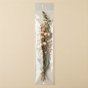 Saco Adesivado com furo - 3 x 25 cm - Rizzo