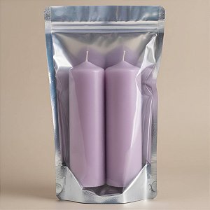 Saco de Papel Prata Frente Transparente Stand Up Pouch Zip 20x30x5cm - Hermético e Impermeável Dentro e Fora - 50 un