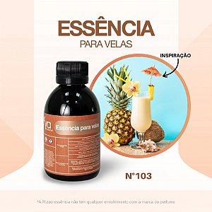 Essência Pina Colada Concentrada Para Velas N°103 - 100g - 1 unidade - Vya - Rizzo
