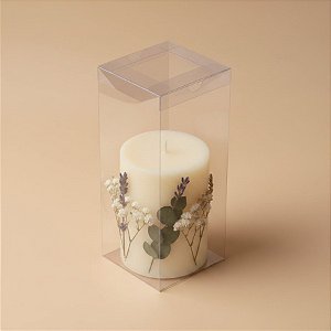 Caixa Transparente De Acetato Para Taça - 8,5x8,5x20,5cm - 10 unidades - Rizzo