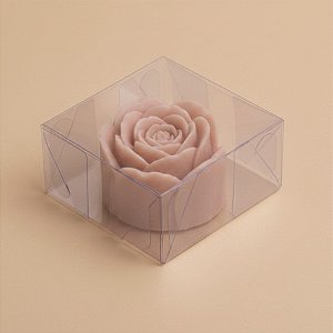 Caixa Transparente De Acetato Quadrada Nº3 - 10x10x4cm - 10 unidades - Rizzo