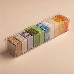 Caixa Transparente De Acetato - 22x4,5x3cm - 10 unidades - Rizzo
