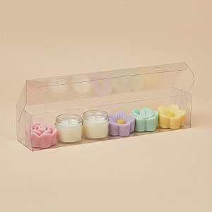 Caixa Transparente de Acetato M12 - 24,5x5,5x4,5cm - 20 unidades - CAC - Rizzo