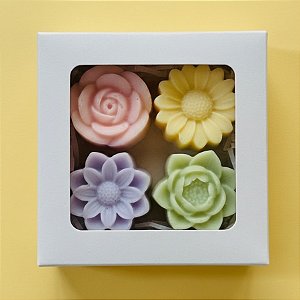 Caixa com Visor VC8 (8cm x 8cm x 4cm) Branca - 20 unidades - Rizzo