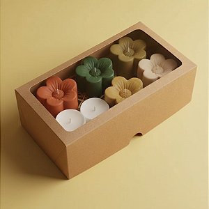 Caixa com Visor S27 (15cmx20cmx6cm) - Kraft - 10 unidades - ASSK - Rizzo