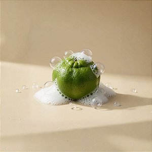 Sabonete Artesanal com Cheiro e Formato de Mini Mexerica Verde - 3cm - 1 unidade - Rizzo