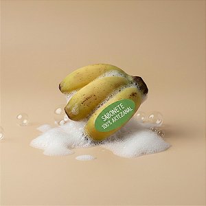Sabonete Artesanal com Cheiro e Formato de Mini Banana - 5,5cm - 1 unidade - Rizzo