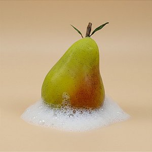 Sabonete Artesanal com Cheiro e Formato de Pera Grande - 8cm - 1 unidade - Rizzo
