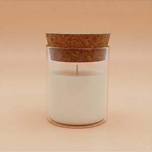 Pote de Vidro com Tampa Rolha - 5x6cm - 75ml - 1 unidade - Rizzo