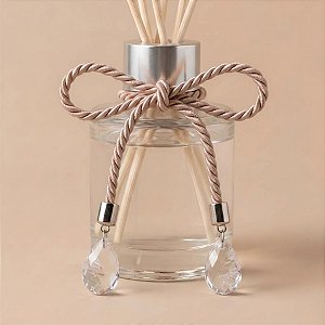 Cordão Decorativo - Rosé Pingente Dourado Gota - 33,5cm - 1 unidade - Rizzo