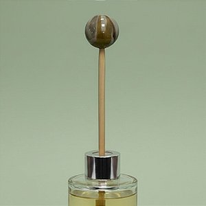Palito Para Aromatizador - Bola Branco e Marrom Mesclado - 25cm - 1 unidade - Rizzo