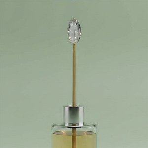 Palito Para Aromatizador - Oval Cristal - 25cm - 1 unidade - Rizzo