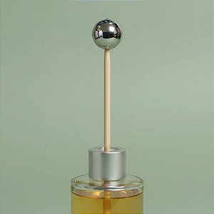 Palito Para Aromatizador - Bola Níquel Envernizada - 25cm - 1 unidade - Rizzo