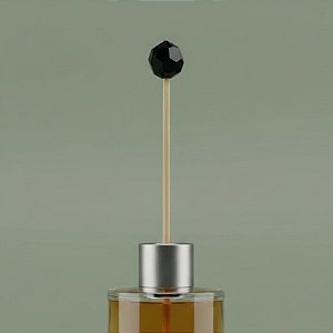 Palito Para Aromatizador - Cristal Preto - 25cm - 1 unidade - Rizzo