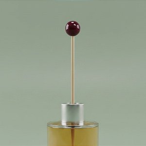 Palito Para Aromatizador - Bola Vinho Envernizada - 25cm - 1 unidade - Rizzo