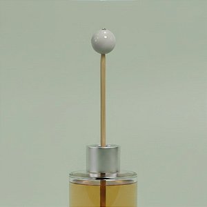 Palito Para Aromatizador - Bola Branca Envernizada - 25cm - 1 unidade - Rizzo