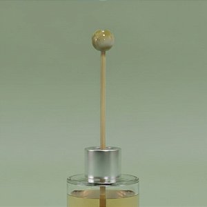 Palito Para Aromatizador - Bola Verde e Branco Mesclado - 25cm - 1 unidade - Rizzo