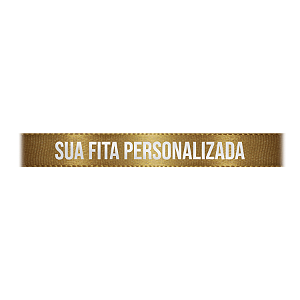 Fita de Cetim Personalize CFS002 - 10mm X 45metros - Ouro 228 - 01 Unidade - Progresso -