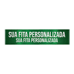 Fita de Cetim Personalize CFS007 - 30mm X 45metros - Verde Bandeira 217 - 01 Unidade - Progresso -