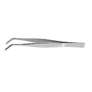 Pinça Culinária Curva Aço Inox - 16cm  - 1 unidade - Cromus Linha Profissional Allonsy - Rizzo