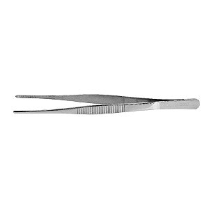 Pinça Culinária Reta Aço Inox - 20cm  - 1 unidade - Cromus Linha Profissional Allonsy - Rizzo