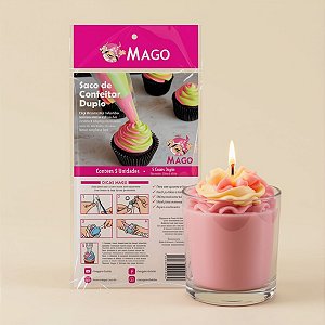 Saco Confeitar Duplo - 26x47cm - 05 Un - Mago