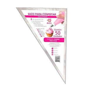 Saco para Confeitar Pequeno com 50 un. Mago
