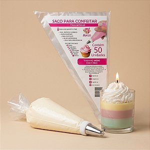 Saco para Confeitar Médio com 50 un. Mago