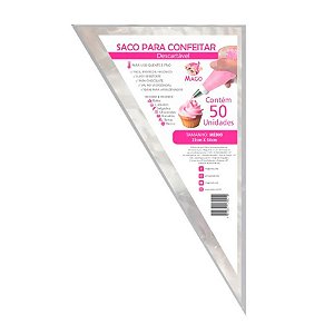 Saco para Confeitar Médio com 50 un. Mago
