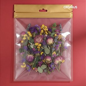 Saco Adesivado com Furo - Ouro - 22x30cm - 100 unidades - Cromus - Rizzo