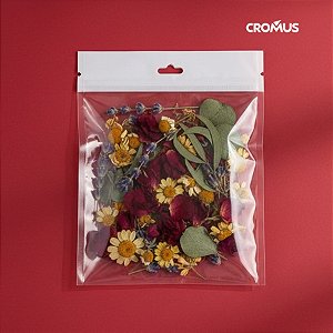 Saco Adesivado com Furo - Branco - 12x18cm - 100 unidades - Cromus - Rizzo