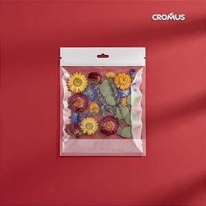 Saco Adesivado com Furo - Branco - 6x7cm - 100 unidades - Cromus - Rizzo