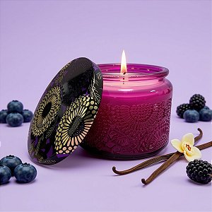 Vela Aromática de Luxo - Mirtilo de Santiago - 90g - 1 unidade - Rizzo